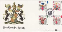 1984-01-17 Heraldry Stamps London WC1 FDC (76772)