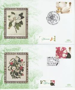 1997-01-06 Greetings Stamps x5 Benham Silk FDC (76777)
