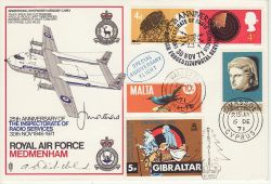 1971-11-30 RAF Medmenham Flown Multi Signed (76808)