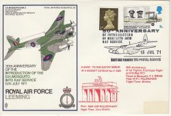 1971-07-13 SC39 RAF Leeming Flown Souv (76813)