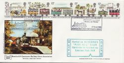 1980-03-12 Railways Stamps Emerson Park Official FDC (76919)