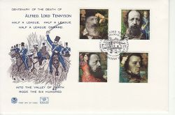 1992-03-10 Tennyson Stamps Hagworthingham FDC (76926)