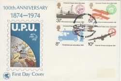 1974-06-12 UPU Flying Boat Southampton FDC (76932)