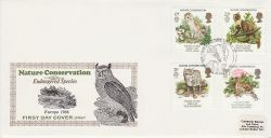 1986-05-20 Species at Risk Stamps Lincoln FDC (76938)