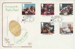 1995-10-03 Rugby League Stamps Rugby FDC (76944)