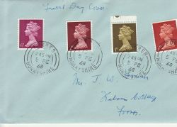1968-02-05 Definitive Stamps Forres cds FDC (76974)