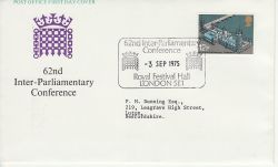 1975-09-03 Parliamentary Conference London SE1 FDC (77027)