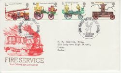 1974-04-24 Fire Service Stamps Binns sunderland FDC (77029)