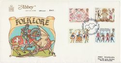 1981-02-06 Folklore Stamps Lover Salisbury FDC (77083)