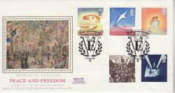 1995-05-02 Peace and Freedom Stamps Coventry FDC (77137)