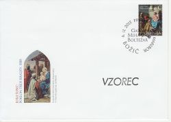 2015-11-06 Slovenia Christmas Stamp FDC (77153)