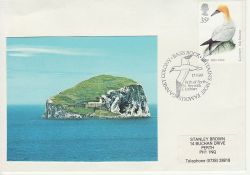 1989-01-17 Birds Stamp Bass Rock E Lothian FDC (77279)