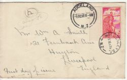 1937-10-01 New Zealand Health Stamp FDC (77301)