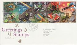1991-02-05 Greetings Stamps Bureau FDC (77413)