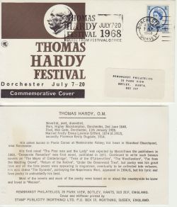 1968-07-07 Thomas Hardy Festival Dorchester Souv (77452)