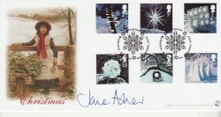2003-11-04 Christmas Stamps  Jane Asher Signed FDC (77505)