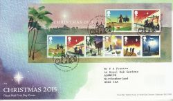 2015-11-03 Christmas Stamps M/S Bethlehem FDC (77541)