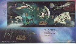 2015-10-20 Star Wars Stamps M/S Elstree FDC (77542)