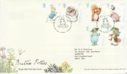 2016-07-28 Beatrix Potter Stamps T/House FDC (77601)