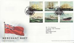 2013-09-19 Merchant Navy Stamps T/House FDC (77612)