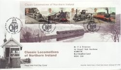 2013-06-18 Locomotives of N Ireland M/S T/House FDC (77622)