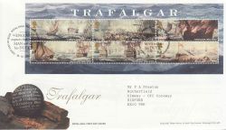 2005-10-18 Trafalgar Stamps M/S Tallents House FDC (77656)