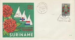 1964-12-15 Suriname Statute of the Kingdom Stamp FDC (77724)