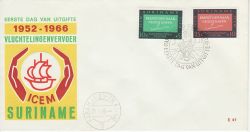 1966-01-31 Suriname European Migration Stamps FDC (77731)