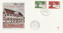 1966-05-09 Suriname Parliament Stamps FDC (77737)