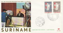 1966-10-20 Suriname Television Service Stamps FDC (77738)