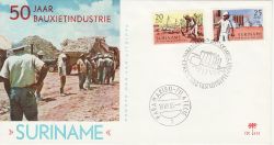 1966-12-19 Suriname Bauxite Industry Stamps FDC (77741)