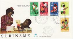 1967-11-24 Suriname Child Welfare Stamps FDC (77747)