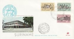 1968-06-29 Suriname Missionary Store Stamps FDC (77752)