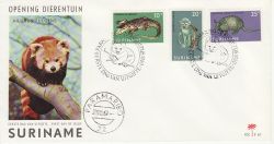 1969-08-20 Suriname Zoo Animals Stamps FDC (77757)