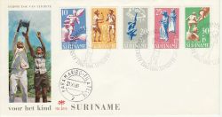 1969-11-21 Suriname Child Welfare Stamps FDC (77761)