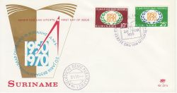 1970-04-03 Suriname Secondary Education Stamps FDC (77766)