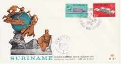 1970-05-20 Suriname UPU Headquarters Stamps FDC (77767)