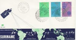 1971-05-17 Suriname Telecommunications Stamps FDC (77775)