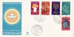 1972-03-29 Suriname Easter Charity Stamps FDC (77785)