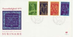 1975-03-26 Suriname Easter Charity Stamps FDC (77807)