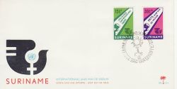 1975-05-14 Suriname Womens Year Stamps FDC (77808)