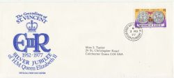 1977-03-03 Grenadines Of St Vincent Silver Jubilee FDC (77881)