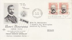 1968-09-04 Canada Henri Bourassa Stamps FDC (77900)
