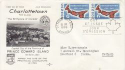 1969-08-15 Canada Charlottetown Stamps FDC (77907)