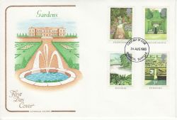 1983-08-24 British Gardens Stamps Ipswich FDC (78044)