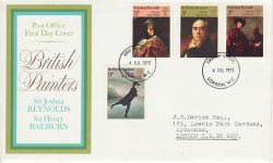 1973-07-04 British Painters Stamps London WC FDC (78078)