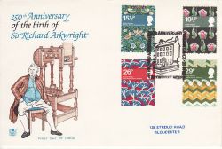 1982-07-23 British Textiles Arkwright House FDC (78089)