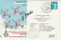 AD19 Australian Silver Birds Flown Signed Cover (78137)