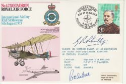 1973-08-08 No42 Sqn RAF St Mawgan Signed (78145)