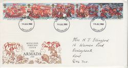 1988-07-19 Armada Stamps Dartford FDC (78170)